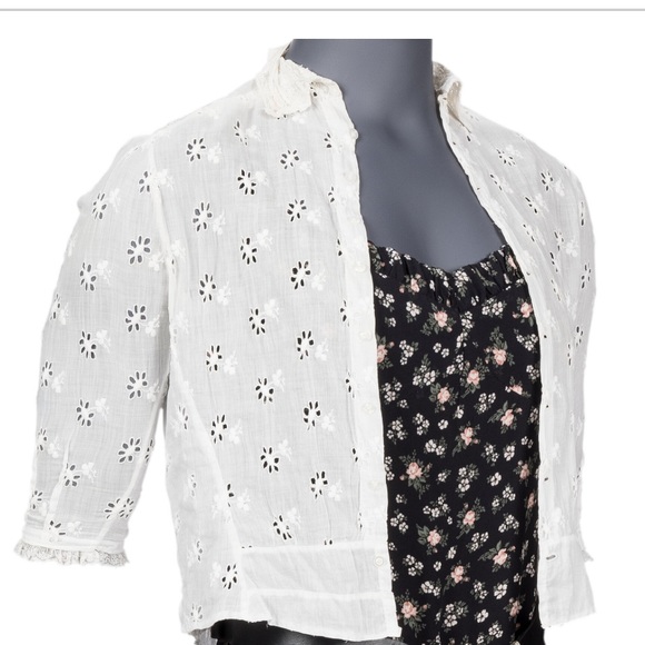 ISO White Eyelet Cardigan from the Time Traveler’s Wife (2022) - Picture 2 of 4